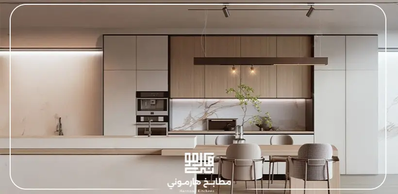 اشكال مطابخ خشب قطعتين