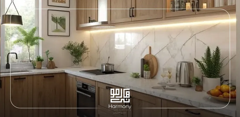 مطابخ خشب مودرن