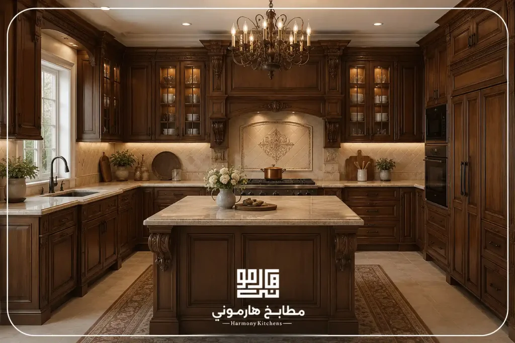 مطابخ خشب كلاسيك