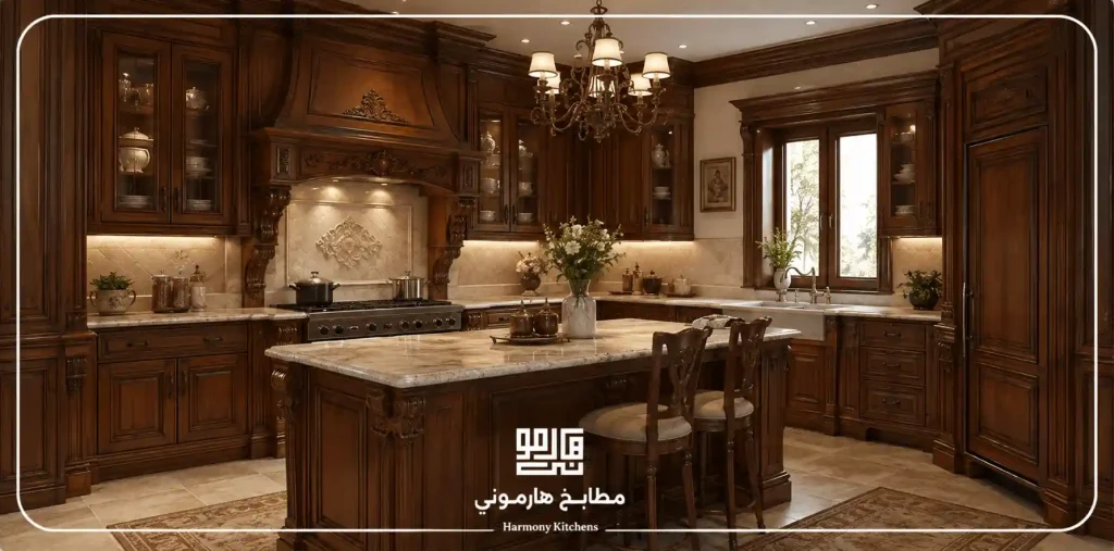 مطابخ خشب كلاسيك