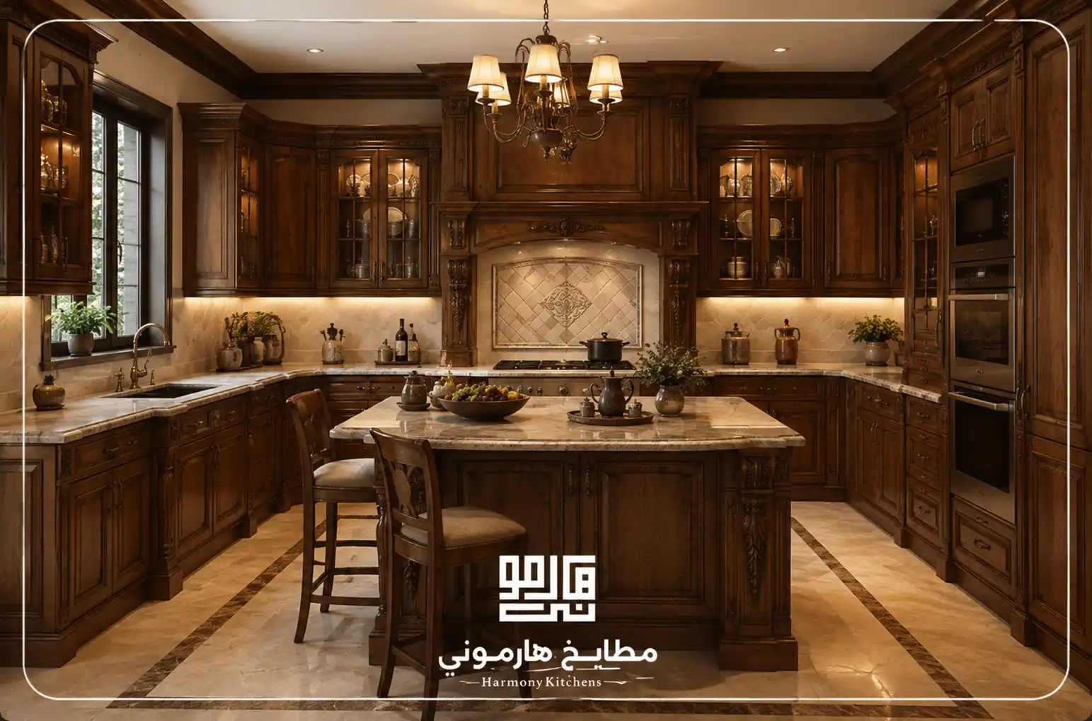مطابخ خشب كلاسيك